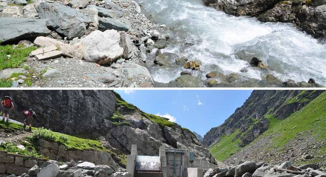 Wasserkraft führt zunehmend dazu, dass in den Alpen kleine Fliessgewässer austrocknen.