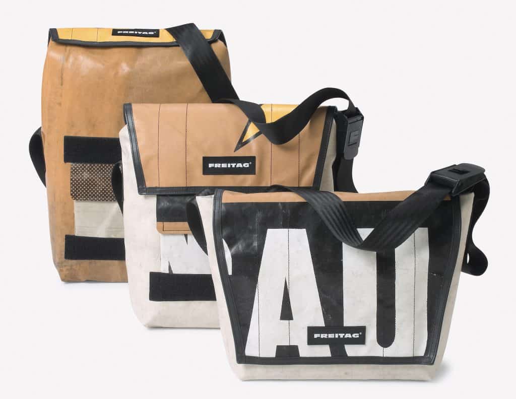 Taschen des Labels Freitag.