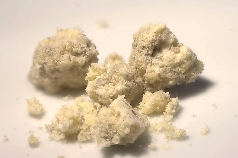 Bröseliger Ennstaler Steirerkäse.