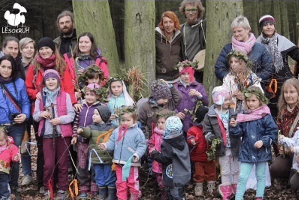 Waldkindergarten auch in Tschechien.