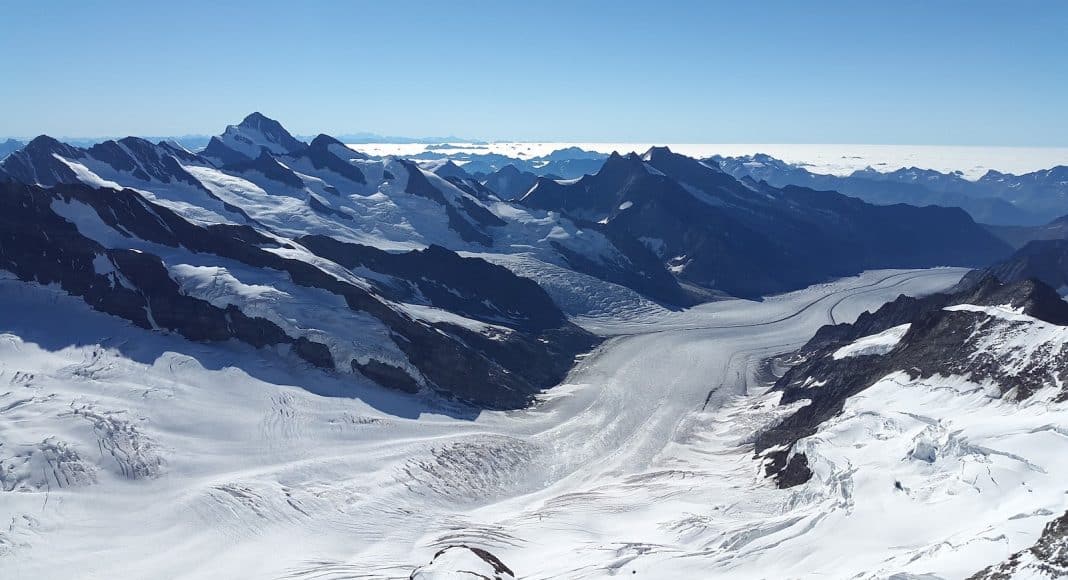 Die Gletscher-Initiative soll auch den grossen Aletschgletscher schützen.