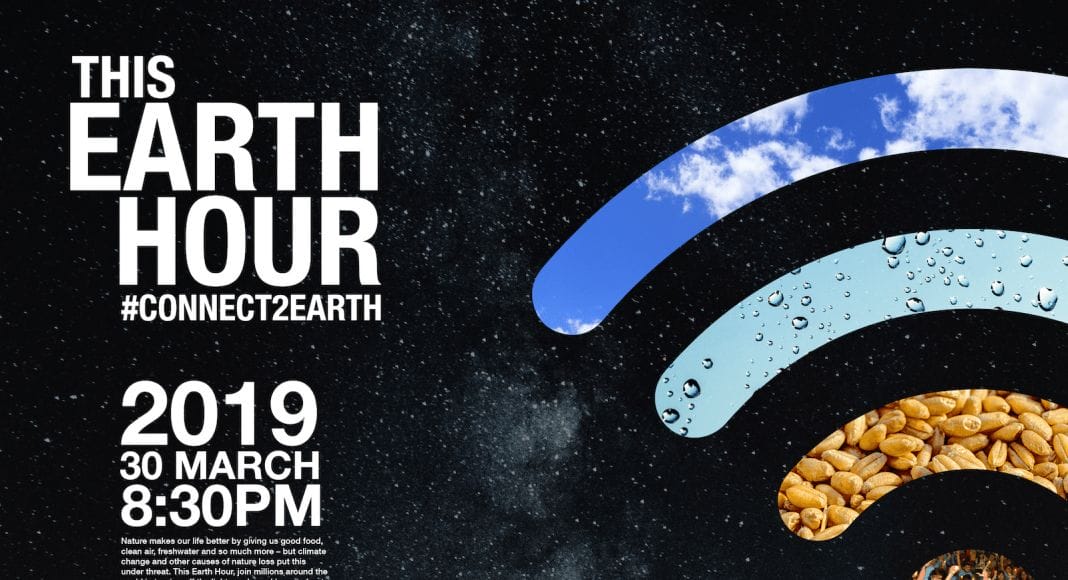 Lichter löschen während der Earth Hour!