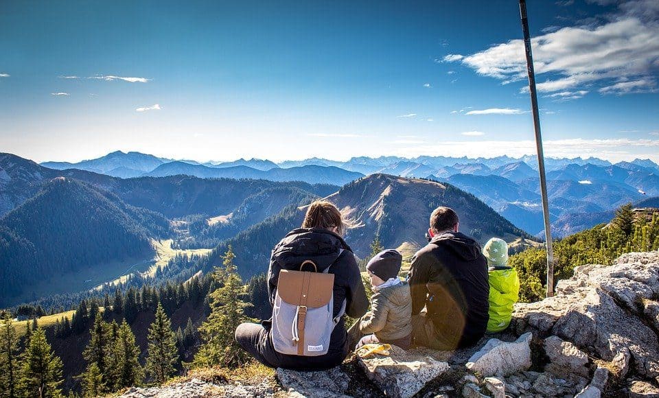 Familienwanderung