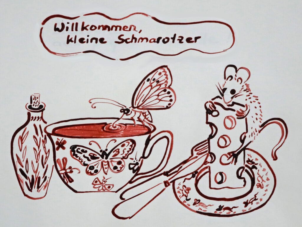 Zeichnung_Schmetterling_Käse