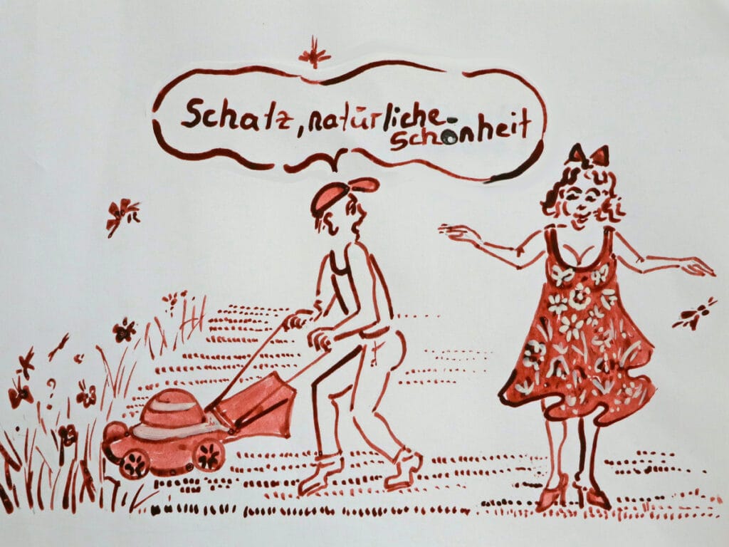 Zeichnung natuerliche Schönheit