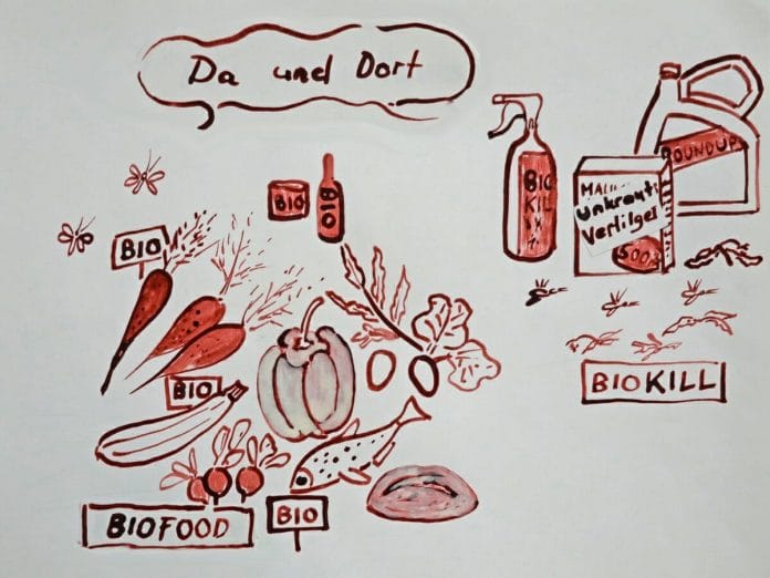 Zeichnung Biofood Biokill