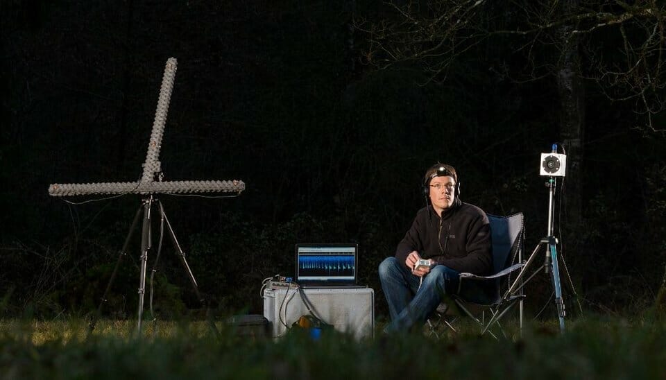 Holger Goerlitz misst Ultraschalllaute