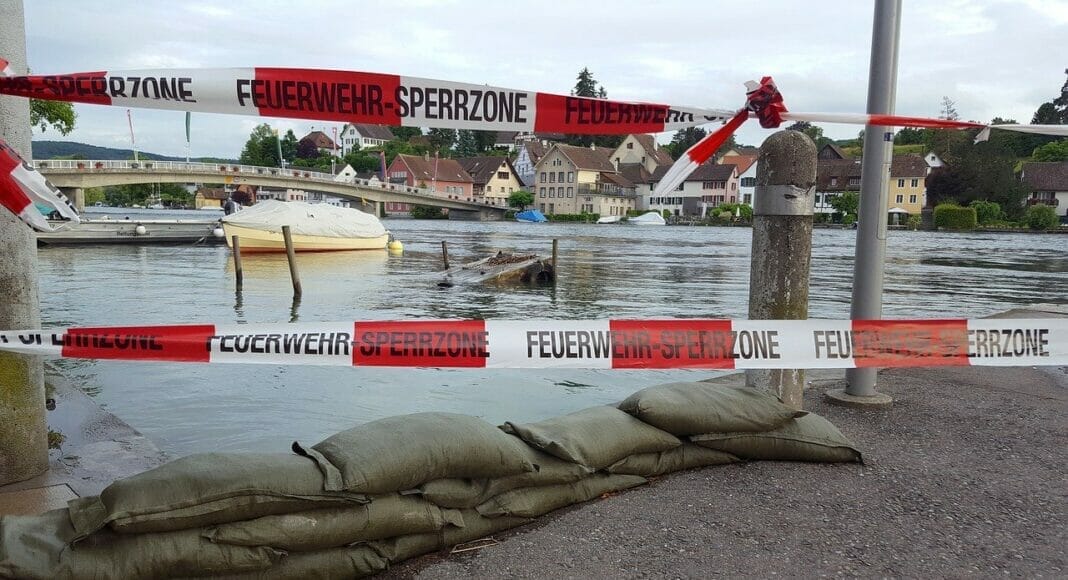 Hochwasser in Stein am Rhein