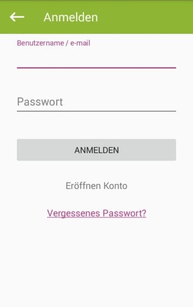 Eine vorgängige Anmeldung ist notwendig. | © Pl@ntNet (Screenshot)